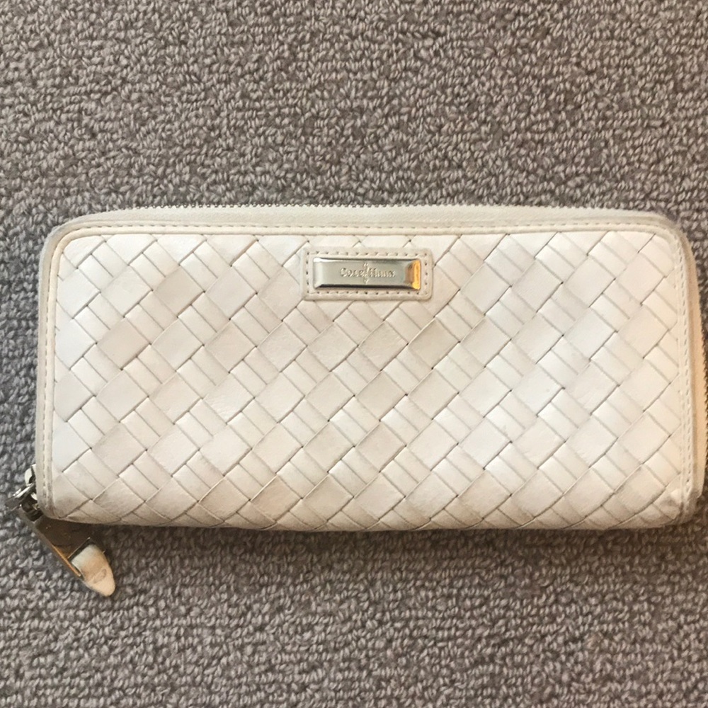 Cole Haan Leather weave wallet